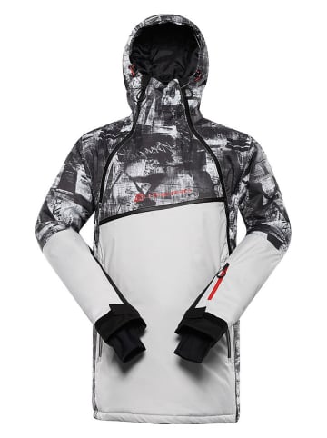 Alpine Pro Ski-/Snowboardjacke in Weiß/ Schwarz