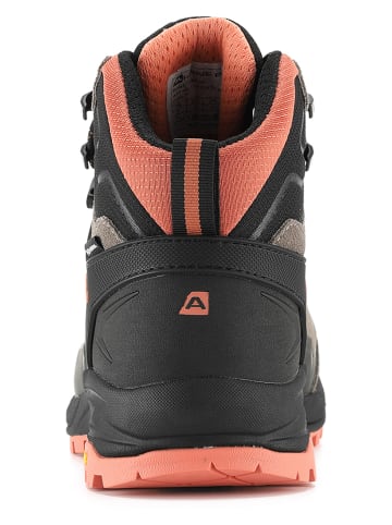 Alpine Pro Skórzane buty trekkingowe "Crede" w kolorze szarobrązowym