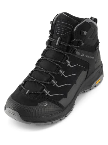 Alpine Pro Leder-Trekkingschuhe "Crede" in Schwarz