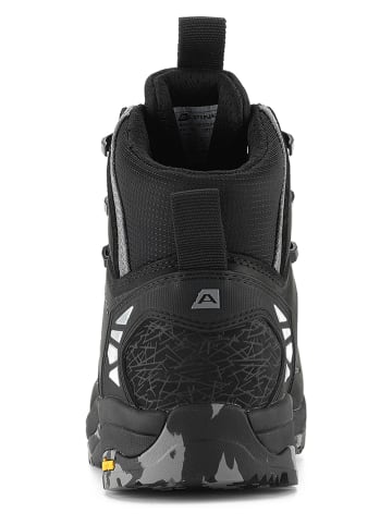 Alpine Pro Leder-Trekkingboots "Spidere Mid" in Schwarz