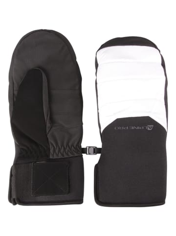 Alpine Pro Rękawiczki narciarskie "Nerne" w kolorze czarno-białym