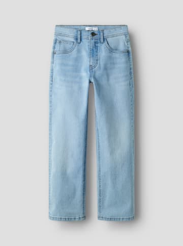 name it Dżinsy "Ryan" - Straight fit - w kolorze błękitnym