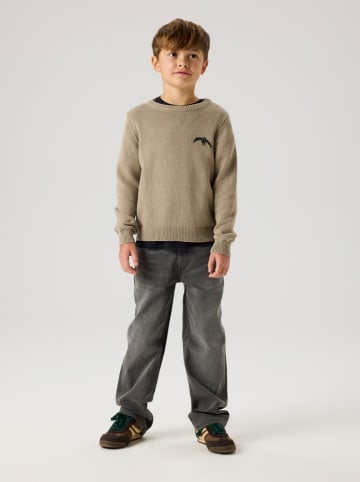 name it Spijkerbroek "Ryan" - straight fit - grijs