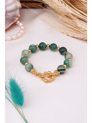 Pierres delicates Vergulde armband met edelstenen