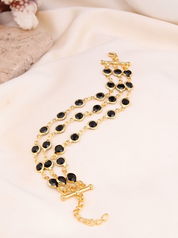 L'Atelier de Gaia Vergold. Armkette mit Schmuckelementen