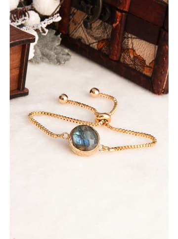 Pierres delicates Vergulde armband met edelsteen