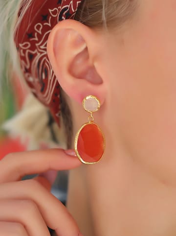 L'Atelier de Gaia Vergold. Ohrstecker mit Edelsteinen