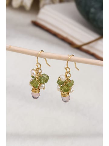 Pierres delicates Perlen-Ohrhänger in Weiß