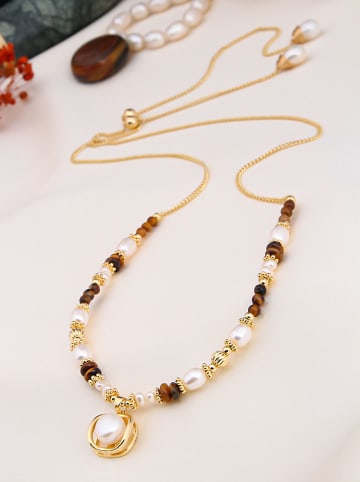 Pierres delicates Vergulde ketting met sierelementen - (L)0,00 cm