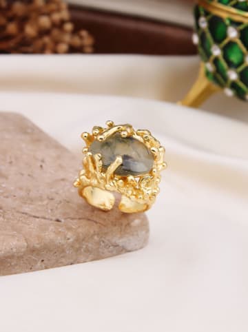 Pierres delicates Vergulde ring met edelsteen