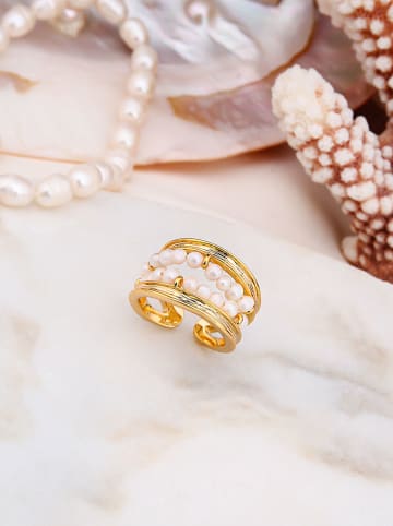 Pierres delicates Vergold. Ring mit Perlen