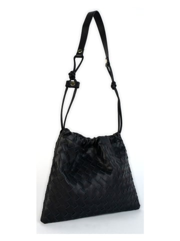 Victor & Hugo Paris Leren schoudertas "Eloa" zwart - (B)23 x (H)13 x (D)8 cm