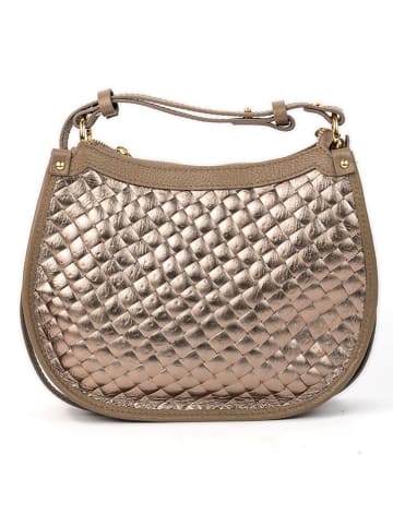 Victor & Hugo Paris Leren handtas "Leana" in Beige- (B)27 x (H)14 x (D)7 cm