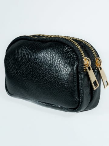 Victor & Hugo Paris Leder-Geldbörse "Gema" in Schwarz - (B)15 x (H)10 x (T)5 cm