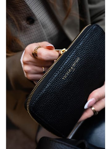 Victor & Hugo Paris Leren portemonnee "Selma" zwart - (B)20 x (H)10 x (D)3 cm