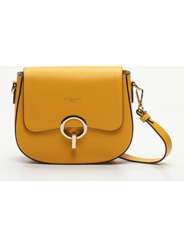 Victor & Hugo Paris Leren schoudertas "Silvia" geel - (B)23 x (H)18 x (D)7 cm