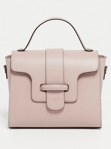 Victor & Hugo Paris Leren handtas "Ariel" taupe - (B)26,6 x (H)23 x (D)8 cm