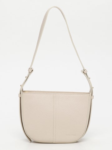 Victor & Hugo Paris Leren schoudertas "Clara" crème - (B)26 x (H)20 x (D)9 cm