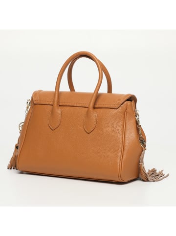 Victor & Hugo Paris Leren handtas "Bagatelle" camel - (B)31 x (H)23 x (D)9 cm
