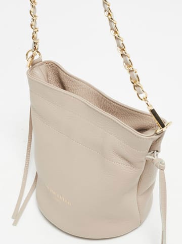 Victor & Hugo Paris Leren schoudertas "Eonora" beige - (B)17 x (H)19,5 x (D)15 cm