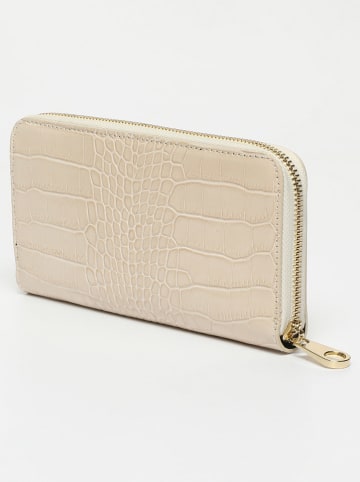 Victor & Hugo Paris Leren portemonnee "Eni" crème - (B)19,5 x (H)10,5 x (D)2 cm