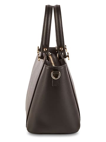 Victor & Hugo Paris Skórzana torebka "Cavoli" w kolorze czarnym - 30 x 20,5 x 14,5 cm