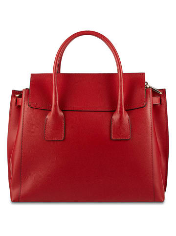 Victor & Hugo Paris Leren handtas "Jane" rood - (B)36 x (H)35 x (D)24 cm