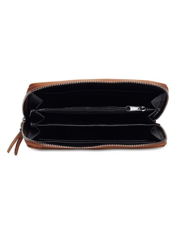 Victor & Hugo Paris Leren portemonnee "Kaya" camel - (B)19,5 x (H)10,5 cm