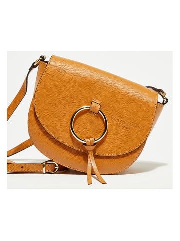 Victor & Hugo Paris Leder-Umhängetasche "Christian" in Camel - (B)26 x (H)16 x (T)9 cm