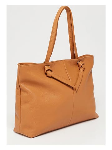 Victor & Hugo Paris Leren schoudertas "Ly" camel - (B)19 x (H)17 x (D)6 cm