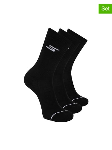 Skechers 6er-Set: Socken in Schwarz