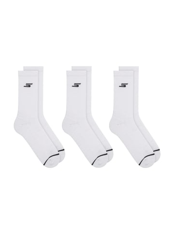 Skechers Skarpety (6 par) w kolorze białym