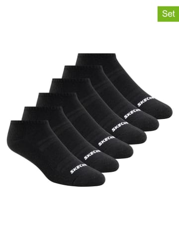 Skechers Skarpety (6 par) w kolorze czarnym