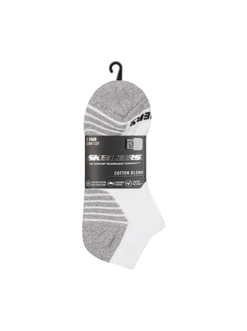 Skechers Skarpety (3 pary) w kolorze białym