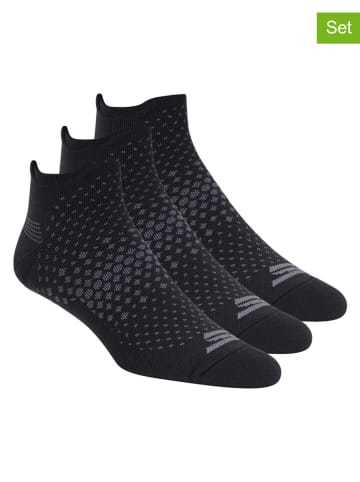 Skechers Skarpety (3 pary) w kolorze szaro-czarnym