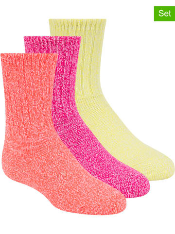 Skechers 6er-Set: Socken in Orange/ Pink/ Gelb