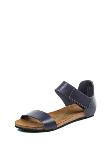 Comfortfusse Skórzane sandały w kolorze granatowym