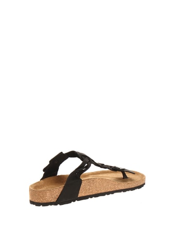 Comfortfusse Skórzane japonki w kolorze czarnym