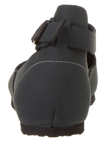 Comfortfusse Leren ballerina's met bandje donkerblauw