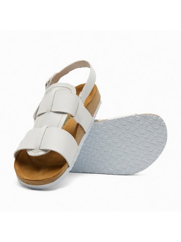 Comfortfusse Leren sandalen "Likya" wit