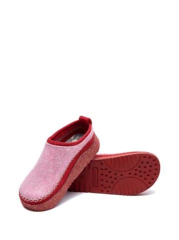 Comfortfusse Hausschuhe in Rosa/ Rot