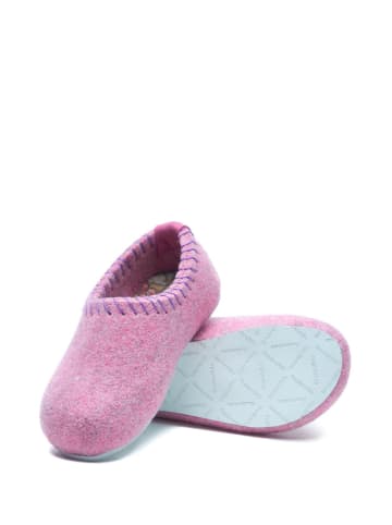 Comfortfusse Hausschuhe in Rosa