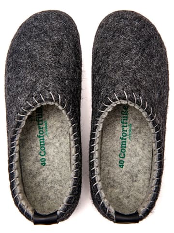 Comfortfusse Pantoffels donkergrijs
