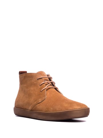 Comfortfusse Leren veterschoenen bruin