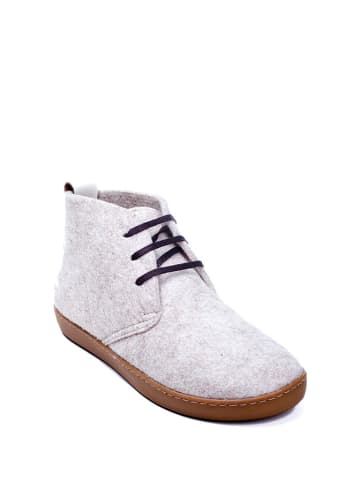 Comfortfusse Schnürschuhe in Beige