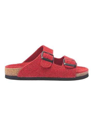 Comfortfusse Pantoletten in Rot