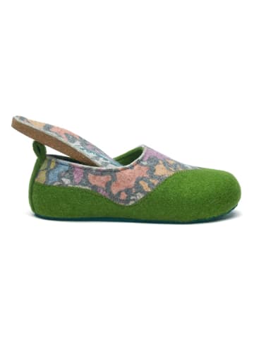 Comfortfusse Slipper in Grün