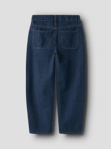 name it Dżinsy - Barrell fit - w kolorze granatowym