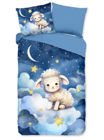 Pure Microvezel beddengoedset donkerblauw/blauw