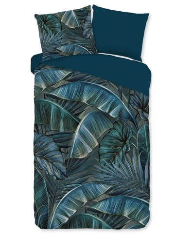 Pure Komplet pościeli "Joost" w kolorze niebieskim z mikrofibry